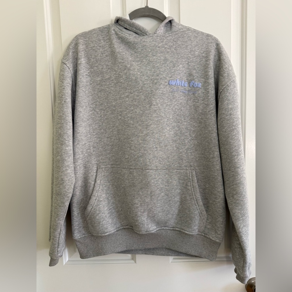 Gray White Fox Era 8 Hoodie Womens SM - Picture 3 of 4
